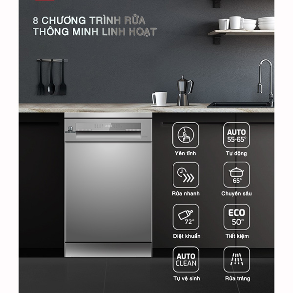 Máy rửa bát RICHBORN RDS4585EMS