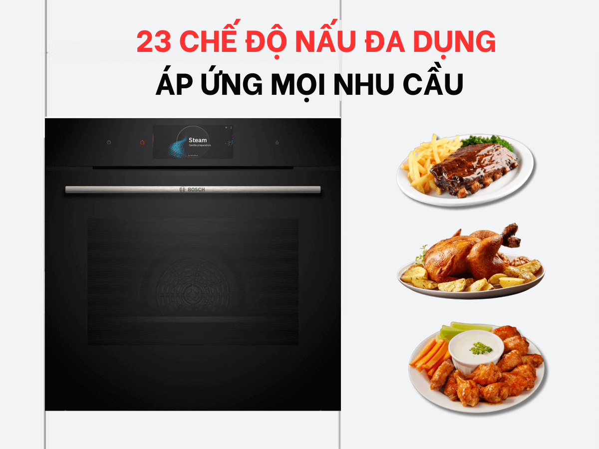 LÒ NƯỚNG KÈM HẤP BOSCH HSG7584B1