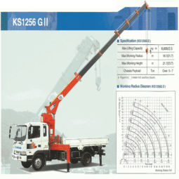 Cẩu tự hành 6.6 tấn KANGLIM KS1256G-II