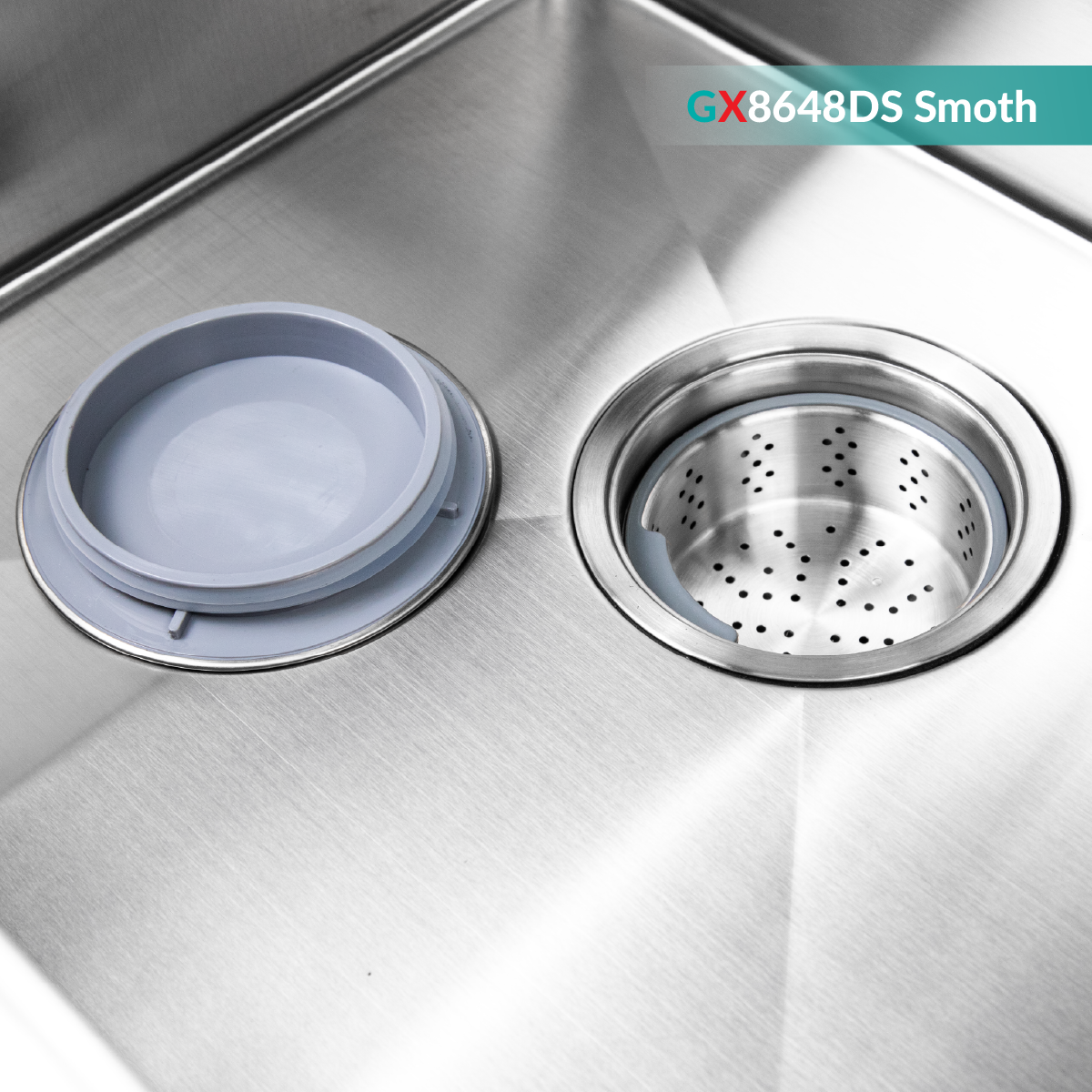Chậu Rửa Bát GrandX GX8648DS Smooth