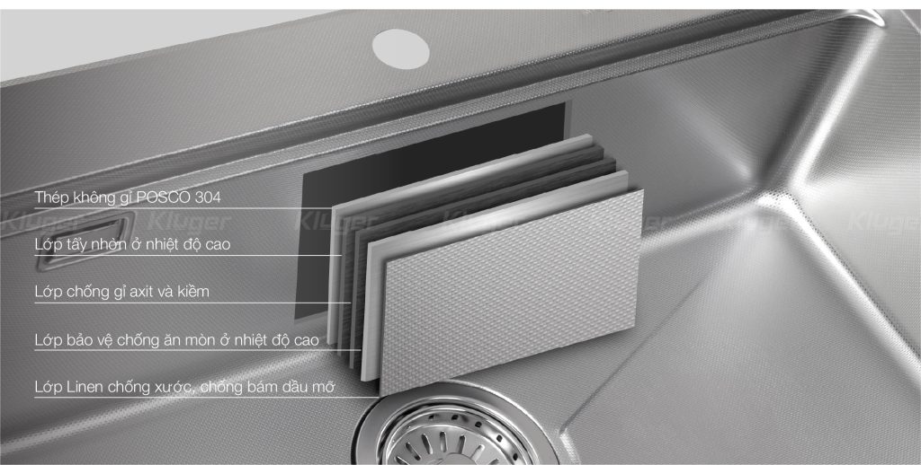 Chậu rửa bát Kluger KY8045FS Basic