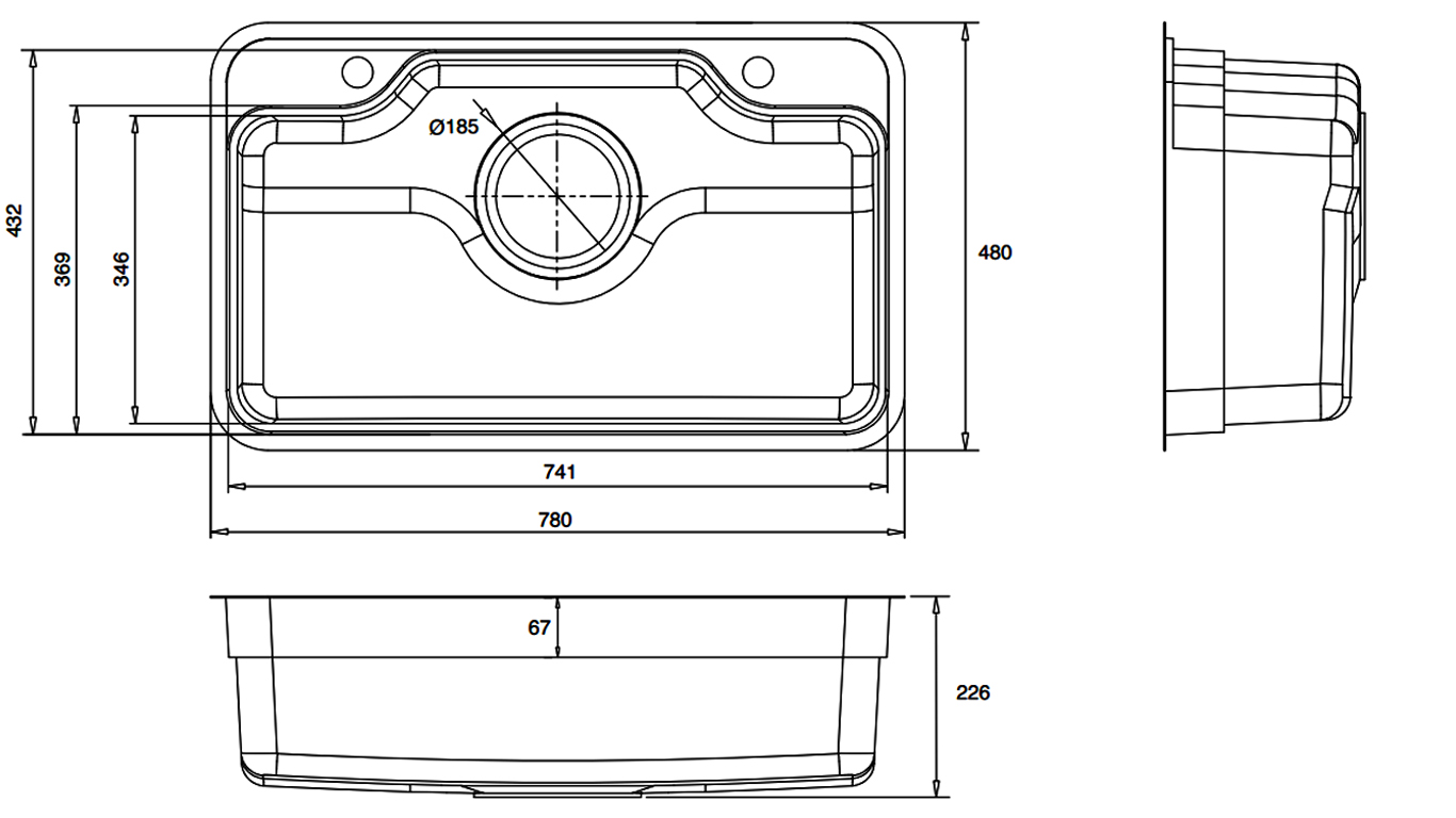 Chậu Rửa Bát Kluger KF7848FS-S78 Plus