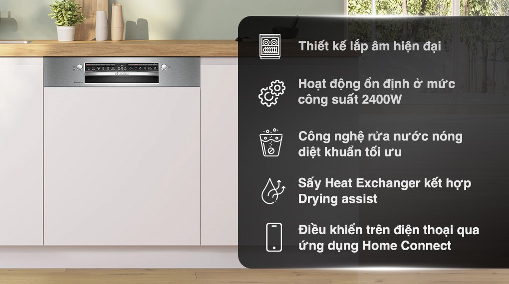 Máy rửa bát Bosch SMI4EVS08E